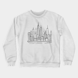 nyc doodle art 2024 pt4 Crewneck Sweatshirt